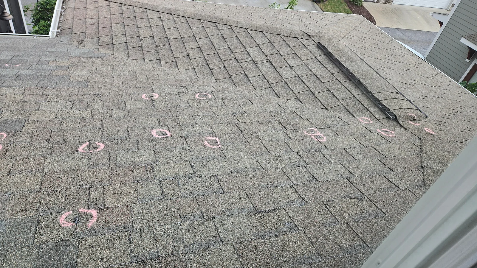 Hail damage claim