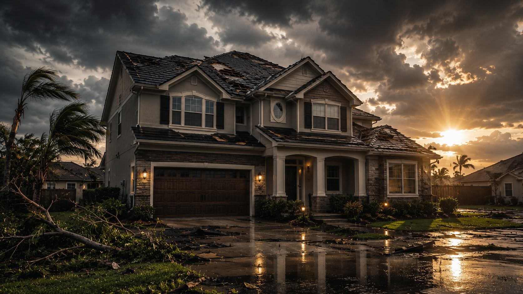 Modern residential home exterior